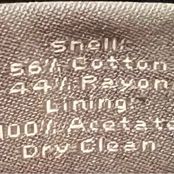 Ann Taylor Double Breasted Crop Black Lined Jacket, 3/4 length sleeves, size 8. - Picture 9 of 9